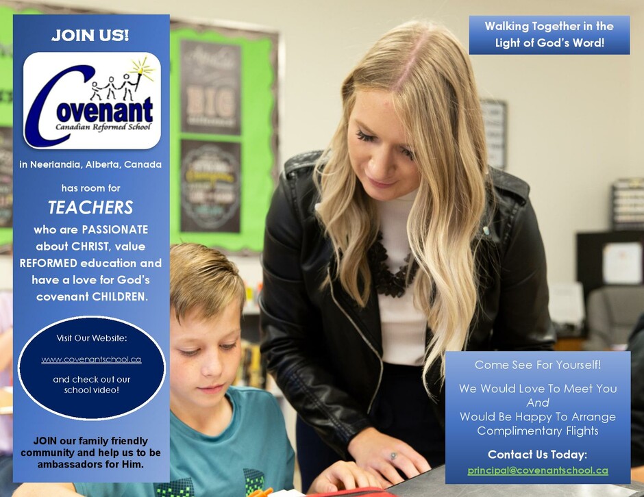 Ad for Covenant School