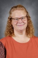 Picture of a person in an orange shirt